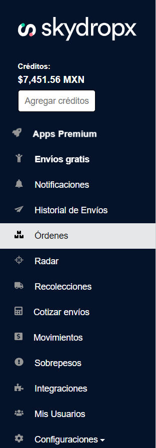 Lanzamientos: Notificaciones de excepción por envío 2