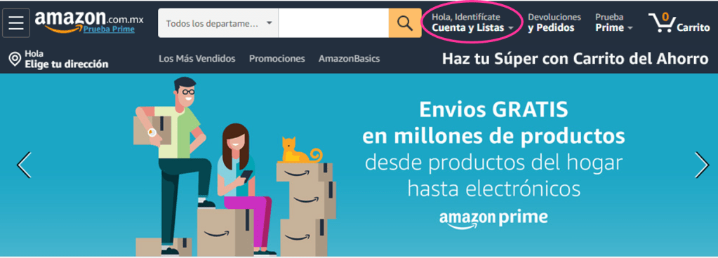 Cómo comprar en amazon desde México