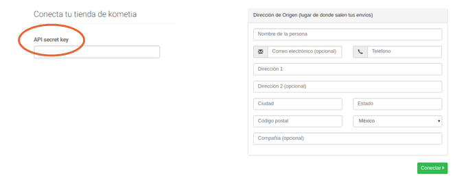 ¿Cómo integrar Kometia a mi cuenta Skydropx? 1
