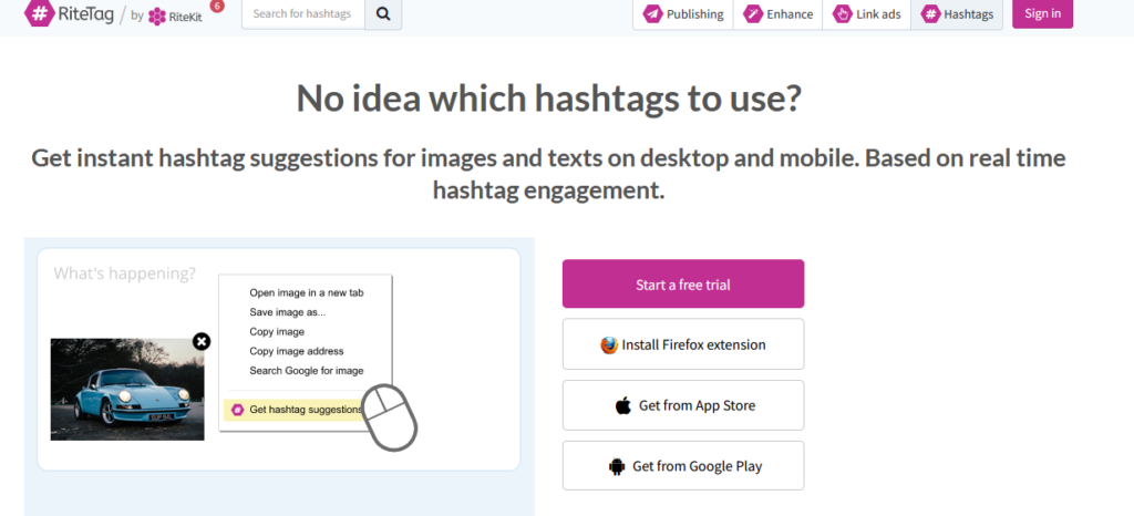 ¿Cómo usar un generador de hashtag para Instagram? Guía Paso a Paso 7